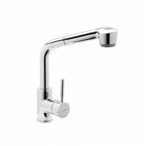 Смеситель для кухни Genebre Tau с выдвижным изливом